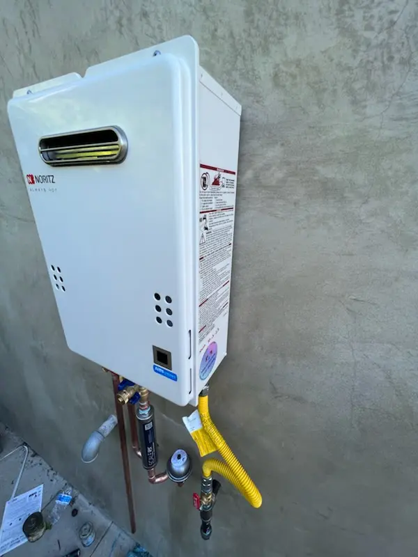 Tankless water heater installation for Pinon Valley homes