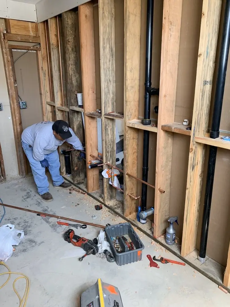 Commercial rough-in plumbing for Gas Line Repair in Pinon Valley